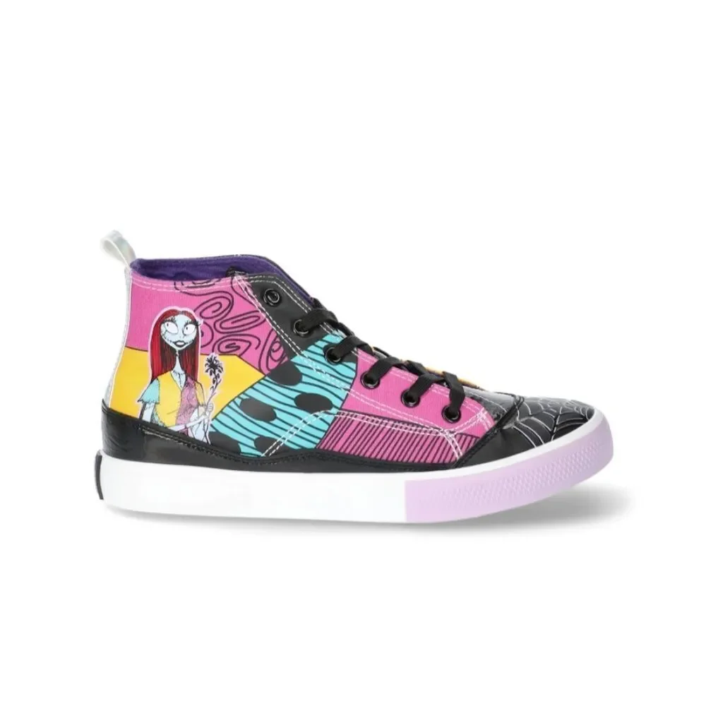 Women's Disney Nightmare Before Christmas High Top Lace Up Sneakers